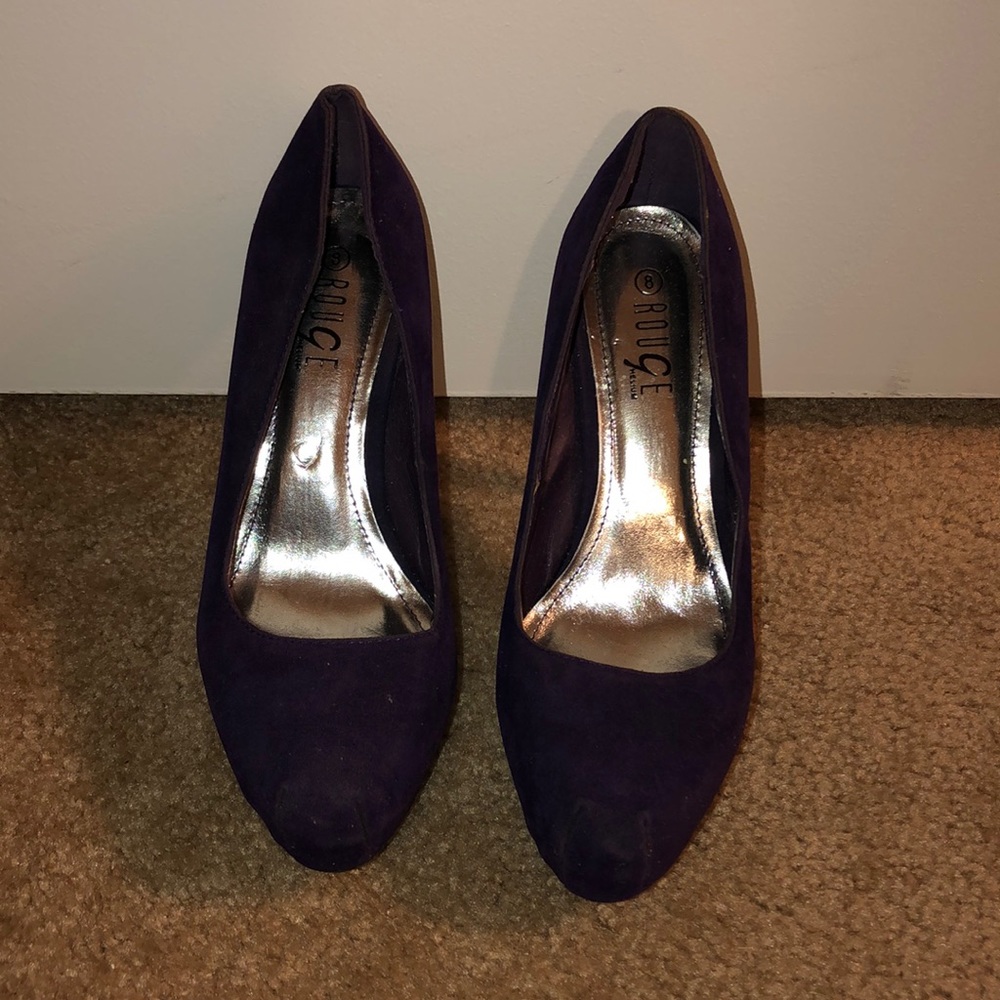Purple Pump Heels